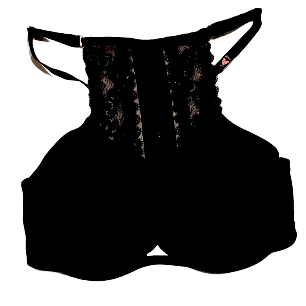 Black Victoria Secret lace racer back bra